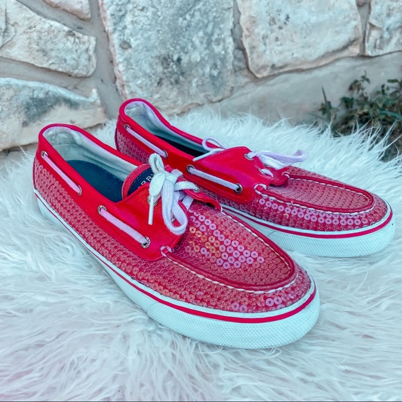 Sperry Shoes - Red womens sperrys size 9.5